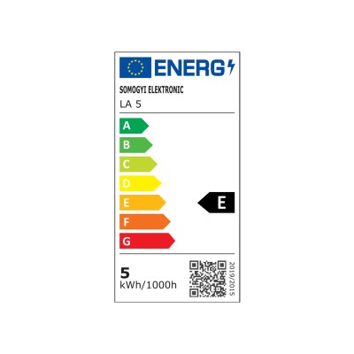 LED-es asztali lámpa órával - LA 5